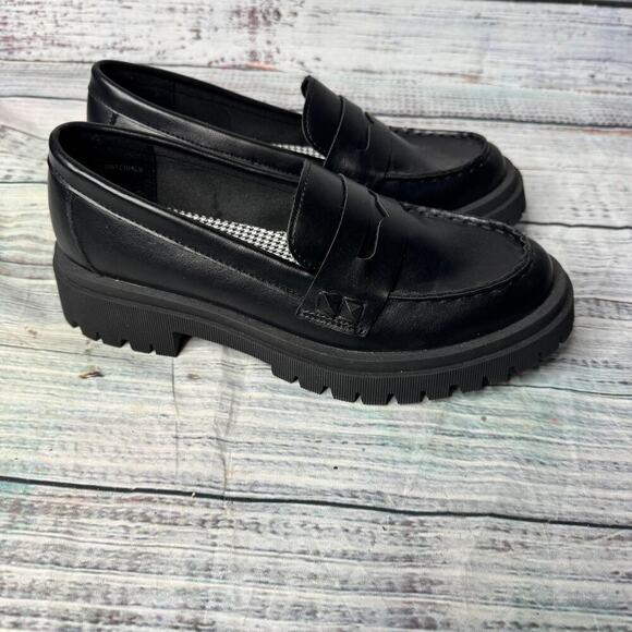 Seychelles Hank Platform Loafers Black NWOT 7.5 - Picture 1 of 4